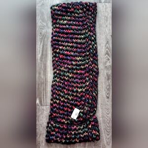 Multicolor Knit Infinity Scarf, New With Tag